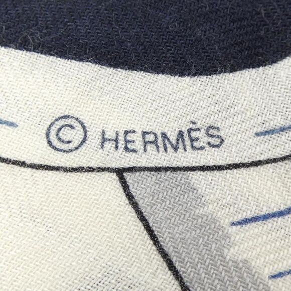 Hermes LA Selle Imaginaire 243846s Carre Geant140 Shawl - Picture 4 of 4